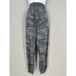 Splendid Pants Womens Medium Green Camouflage Joggers Pull On Comfort High Rise